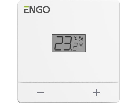 Engo Verdrahteter Temperaturregler, Weiß Netzanschluss 230V Easy230w