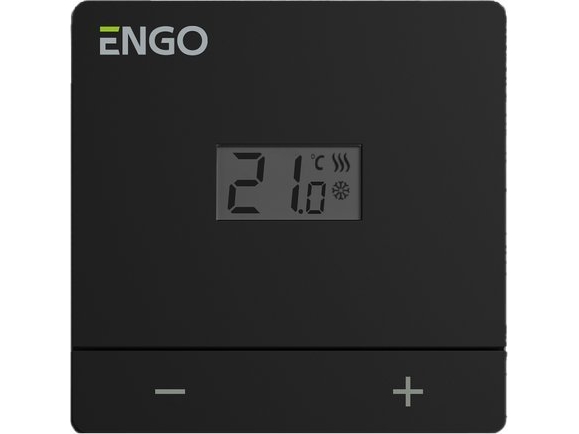Engo Kablet Temperaturregulator, Sort 230V Netforsyning Easy230b