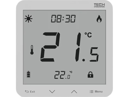 Styrenhet för teknikrum kabelansluten, tvåstegs r T-3.1, vit STT-3.1WH | Ventilation & Klimat - Ventilationstillbehör - Hygrostats | GameStuff