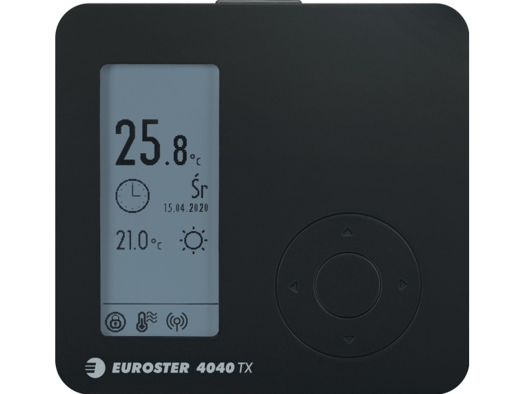 Euroster Funk-Regler E4040 Txrxg, Schwarz E4040txrxgb