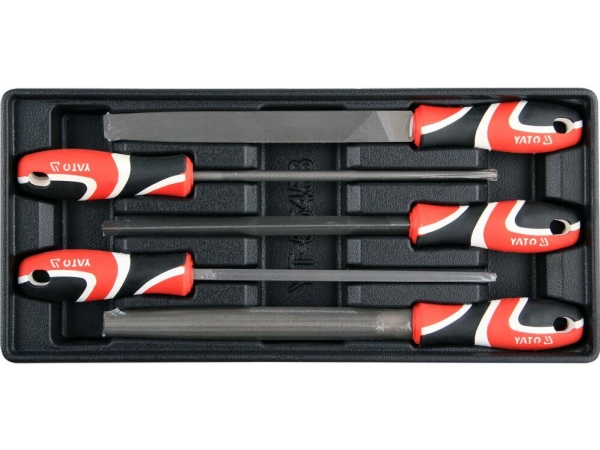 Yato Feilenset Mit 5 Elementen, In Der Verpackung 55453