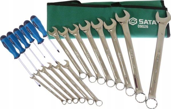 Kombinationsschlüsselsatz Sata S09026 8-24 Mm 14-Tlg.