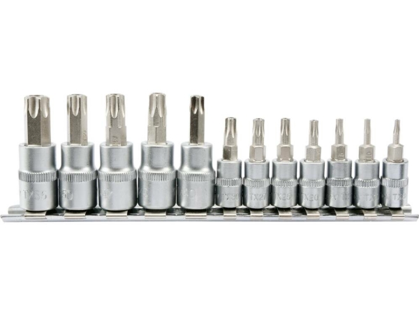 Yato Set Torx-Schlüssel Mit Bohrung, 12-Teilig
