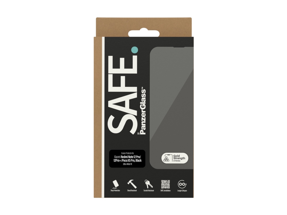 Panzerglass Safe. By Displayschutz Xiaomi Mi 12 Pro 5G | Poco X5 Pro | 12 Pro Plus 5G | Ultra-Wide Fit, Xiaomi, Xiaomi - Redmi Note 12 Pro 5G, Xiao