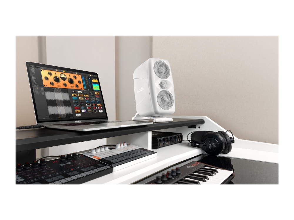 IK Multimedia iLoud MTM - Bildskärmshögtalare - 100 Watt - 2-vägs - vit | Spel - Bildskärmar & tillbehör - PC Högtalare | GameStuff