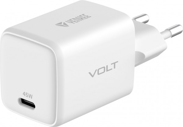 Yenkee Usb-C Netzladegerät 45W 3A Power Delivery 3.0 Qc3.0 Weiß