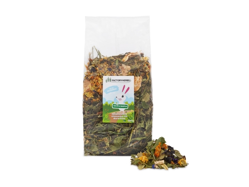 Factoryherbs Nie Byle Badyle Kaninfoder 500g