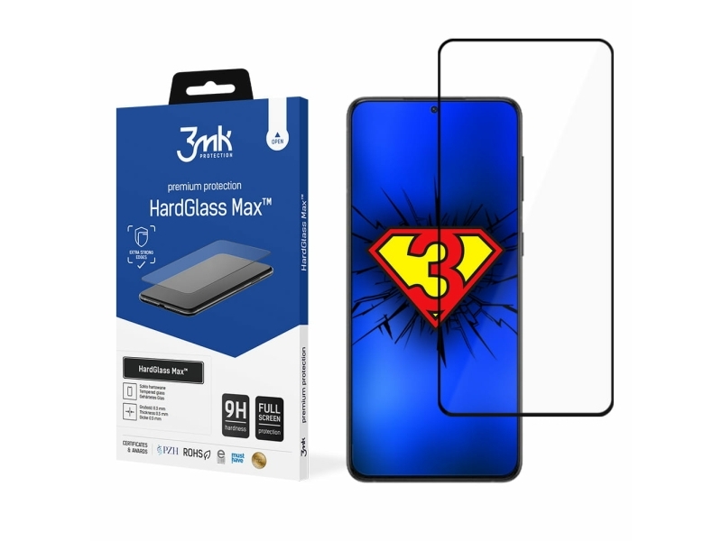 3Mk Hardglass Max Samsung Galaxy S22+ Plus Sortiert Gehärtetes Glas