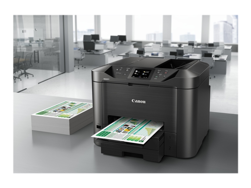 Canon Maxify Mb5450 - Multifunktionsprinter - Farve - Blækprinter - A4 (210 X 297 Mm), Legal (216 X 356 Mm) (Original) - A4/Legal (Medie) - Op Til 22