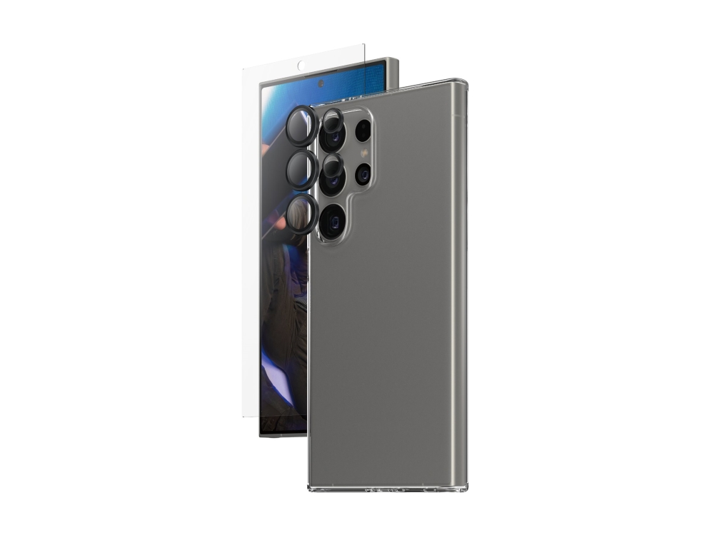 Panzerglass Safe. By 3-In-1 Set Samsung Galaxy S24 Ultra, Samsung, Samsung - Galaxy S24 Ultra, Trockene Anwendung, Kratzresistent, Schockresistent,