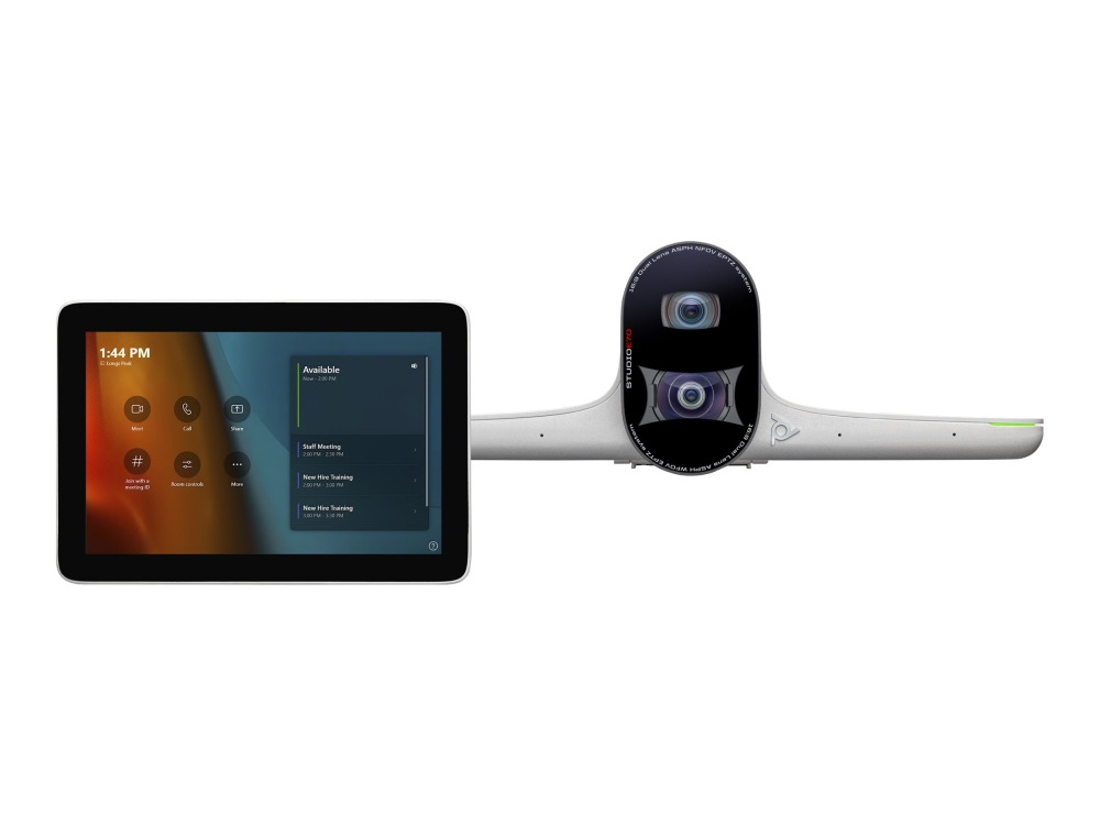 Poly Studio För Microsoft Teams Room Kit Paket För Videokonferens Poly Studio E70 Kamera Poly Gc8 Pekstyrenhet Certifierad För Micro