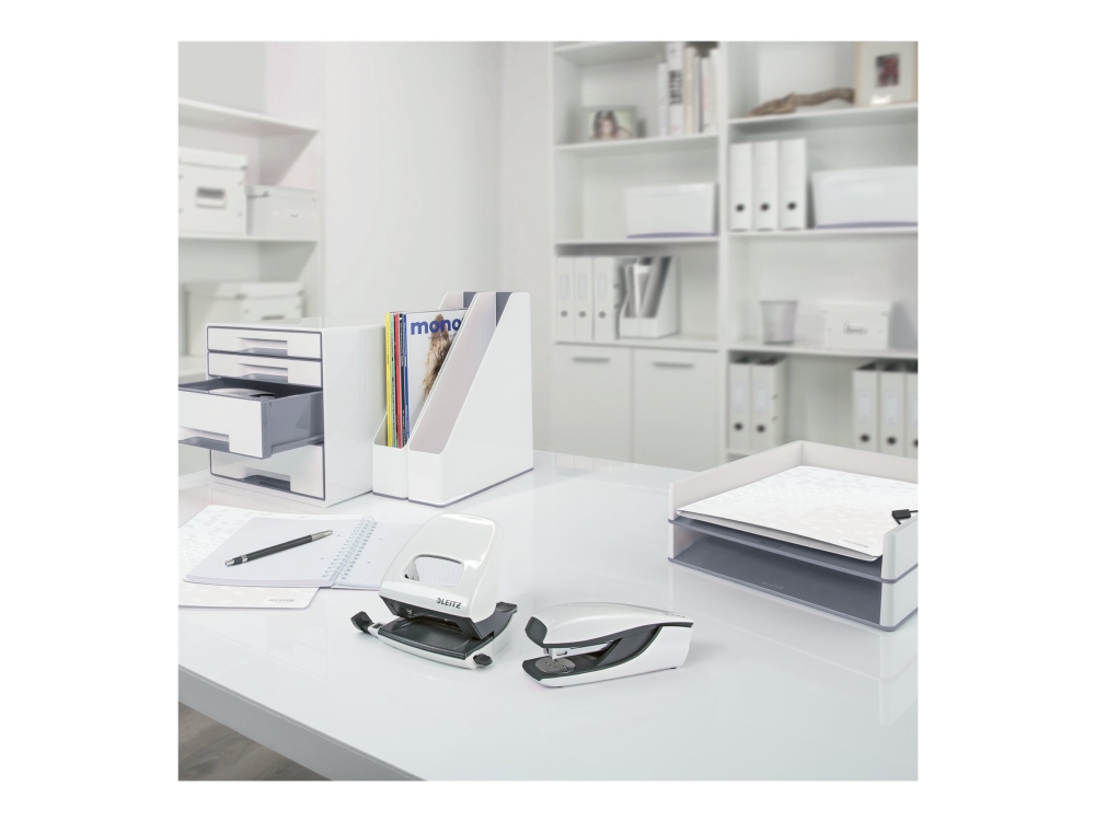 Leitz 52771001, Polystyrene, Weiß, A4, 1 Schublade(N), 258 Mm, 258 Mm
