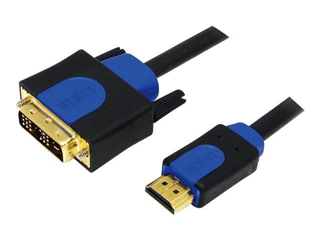 Logilink Chb3102, 2 M, Hdmi Typ A (Standard), Dvi-D, Stecker, Stecker, Gerade