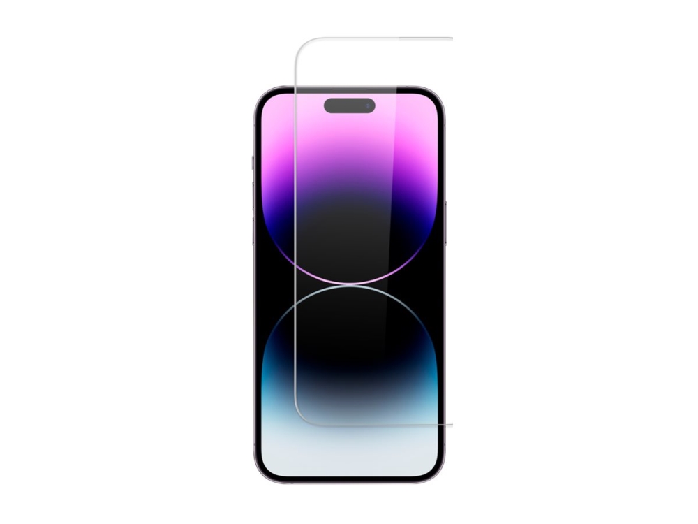Screenor Premium - Silver Edition - Skærmbeskytter For Mobiltelefon - Glas - For Apple Iphone 15 Pro Max
