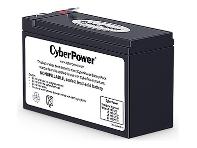 CyberPower RBP0139, 12 V, 1 kpl, Musta, Sealed Lead Acid (VRLA), 2,35 kg, 65 mm