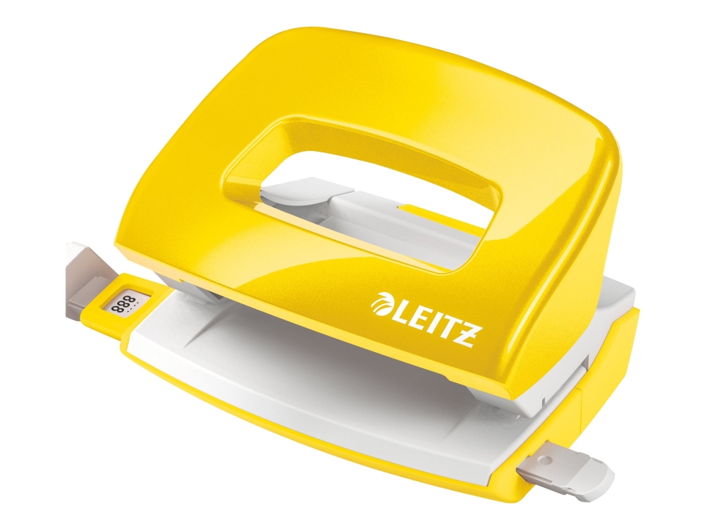 Hulapparat Leitz NeXXt WOW Mini, 2 huls 10 ark Gul