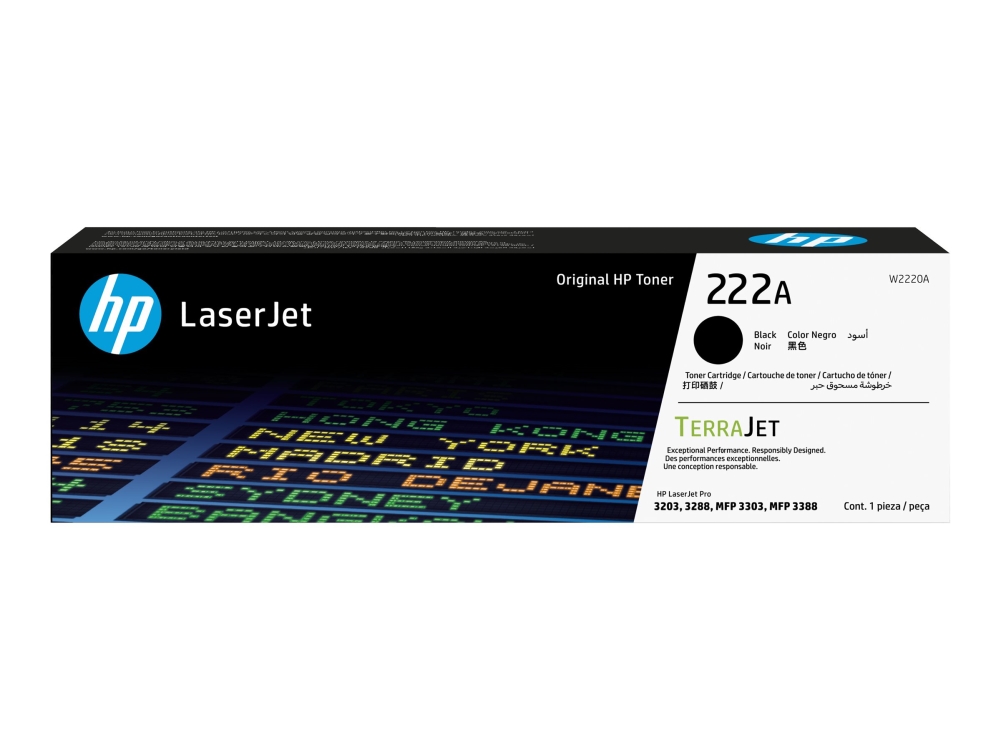 Hp 222A Black Original Laserjet Toner Cartridge, 1300 Pages, Black, 1 Pc(S)