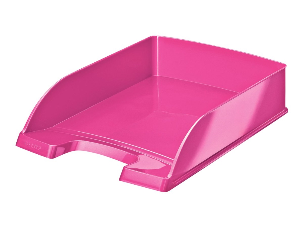 Leitz Brevbakke Plus WOW Standard, Plast, Lyserød, A4, 255 x 357 x 70 mm, 280 g, A4