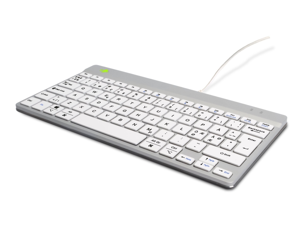 R-Go Tools Compact Break Rgocondwdwh, Mini, Kabelgebunden, Usb, Qwerty, Weiß