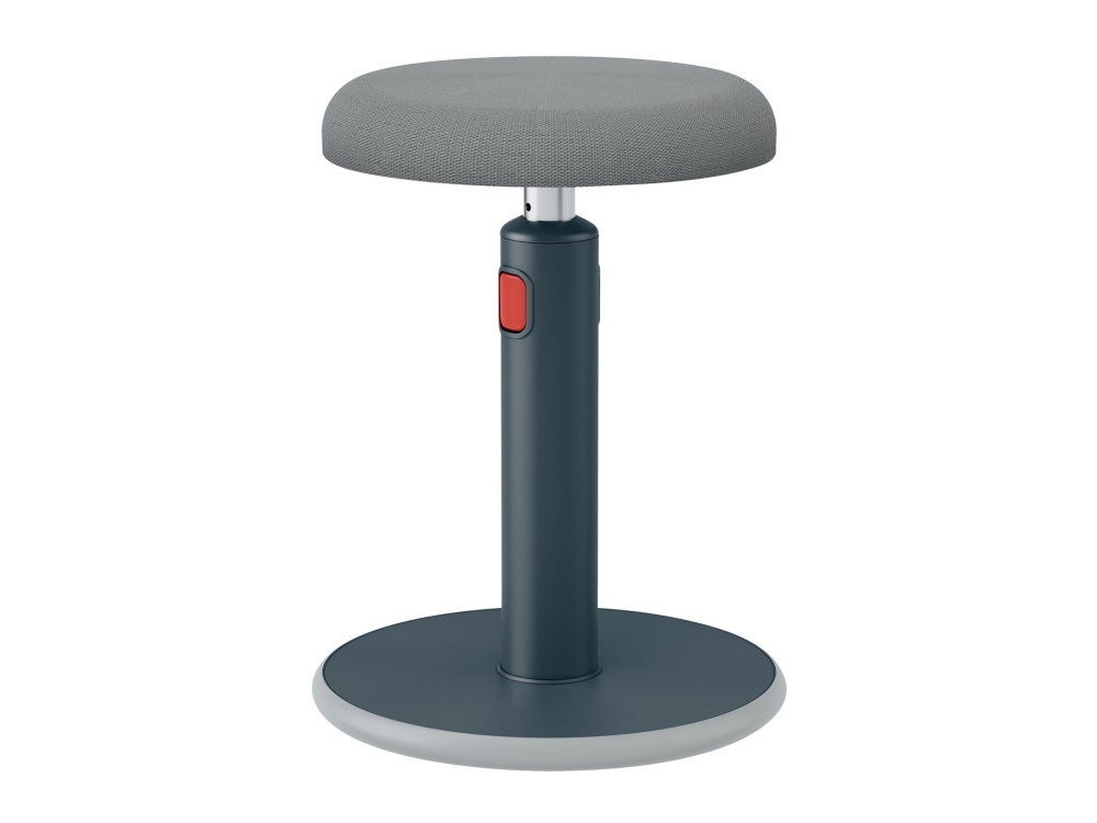 Leitz Ergo Cosy Active Sid-Stå Balancestol 2 I 1 Fløjlsgrå