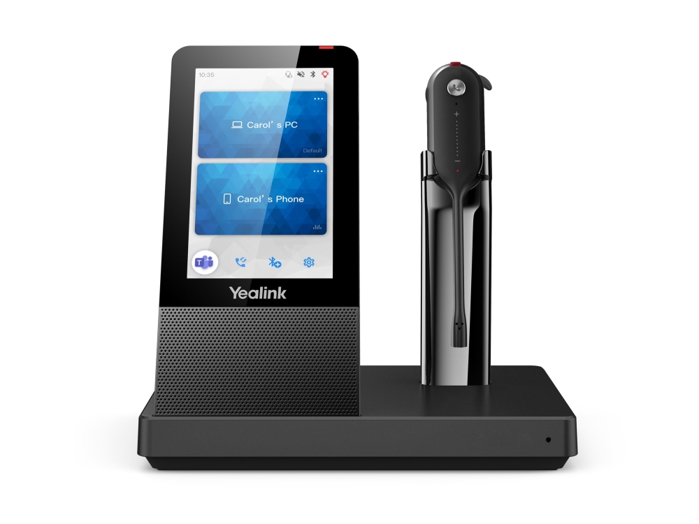 Yealink Wh67 - Headset - I Øret - Konvertibel - Dect / Bluetooth - Trådløs - Optimeret Til Uc