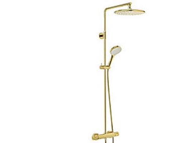 Damixa Silhouet Brusesystem. Messing (Pvd). Inkl. Termostat Og Brusere