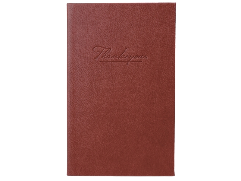 Classic Thank You Rechnungs- / Beleghalter 13,5X21 Cm Braun