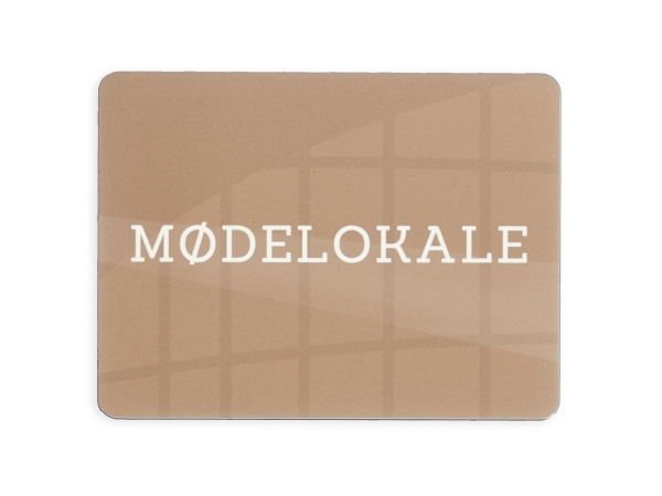 Schild „Besprechungsraum“ 12X9 Cm, Aluminium Caffe Latte