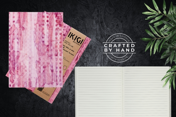 Notesbog A5 One Of A Kind, Linjeret, Pink Deko
