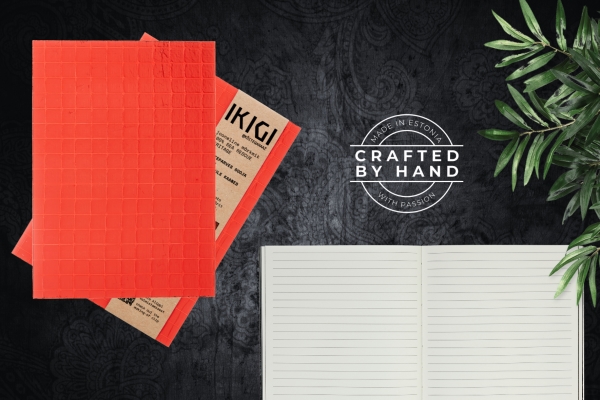 Notizbuch A5 Sea Rescue, Liniert, Recycelte Thermodecken, Rot