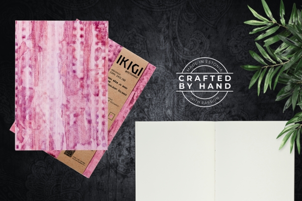 Skitsebog A5 One Of A Kind, Ulinjeret, Pink Deko