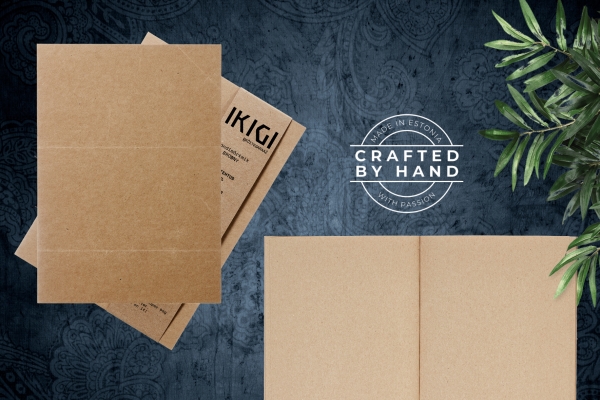 Skizzenbuch A5 Paper Bag, Unliniert, Recycelte Papiertüten, Natur