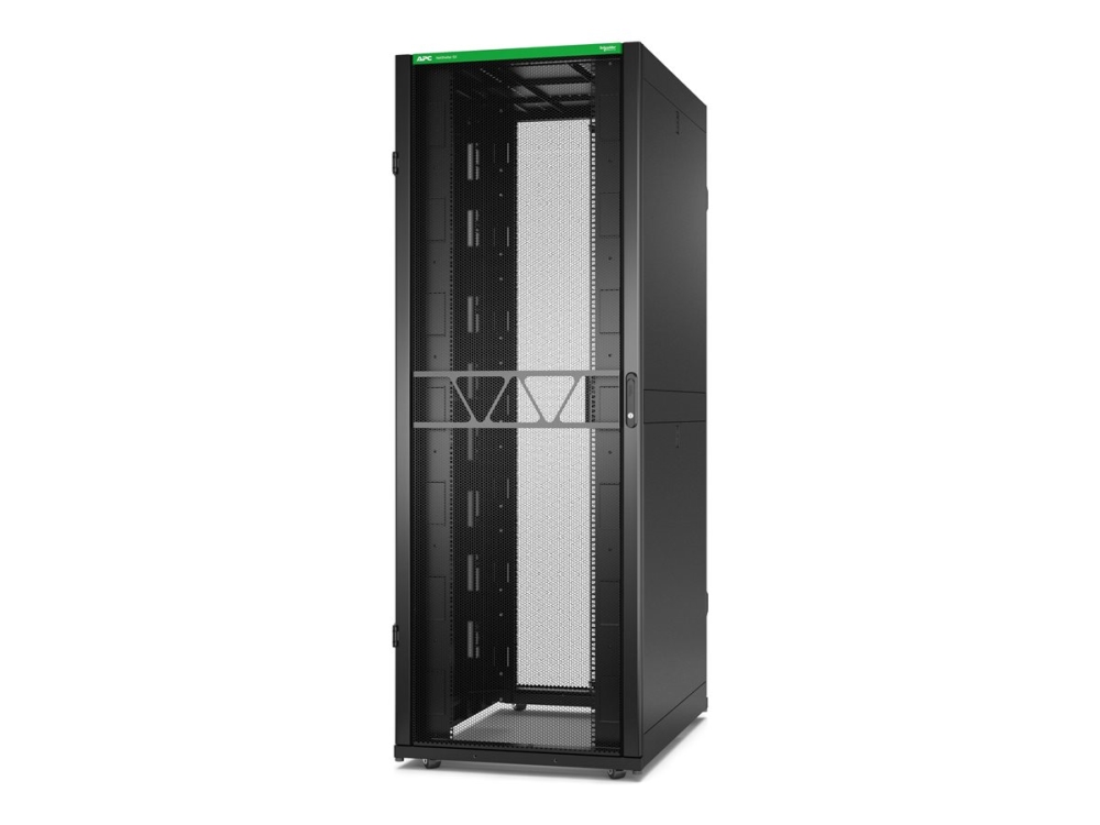 Apc Netshelter Sx Server Rack Gen 2, 45 He, 2124H X 600W X 1200D Mm, Mit Seitenwänden, Schwarz, Freistehendes Gestell, 45U, Sperrschloss, Verstellbar