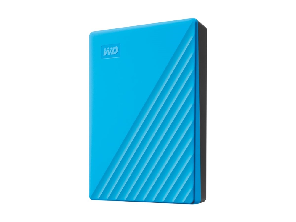 Wd My Passport Wdbr9s0060bbl - Harddisk - Krypteret - 6 Tb - Ekstern (Bærbar) - Usb 3.2 Gen 1 - 256-Bit Aes - Himmel