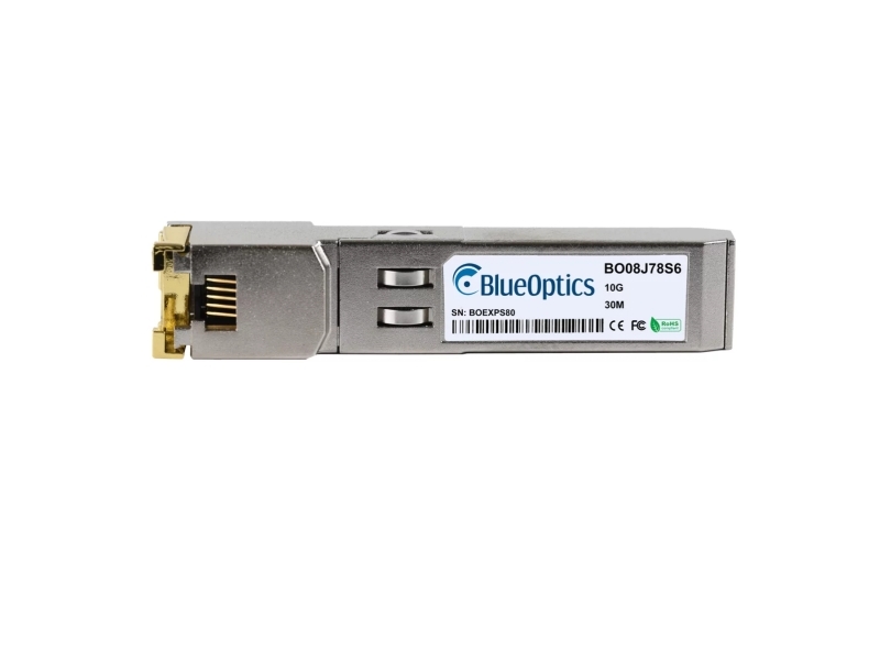 Blueoptics Mts-Sfp-10G-Tx/Rj45-Bo, Kobber, 10000 Mbit/S, Rj-45, 30 M, 10Gbase, Guld, Sølv