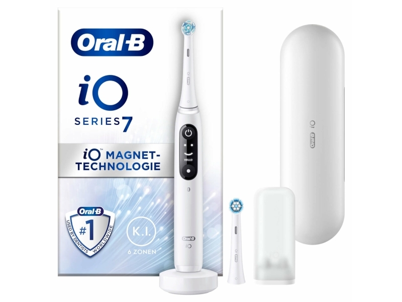 Oral B Io 7n Voksen Elektrisk Tandbørste Intens Daglig Pleje Gum Pleje Sensitiv Blegning Hvid 2 Min Tyskland