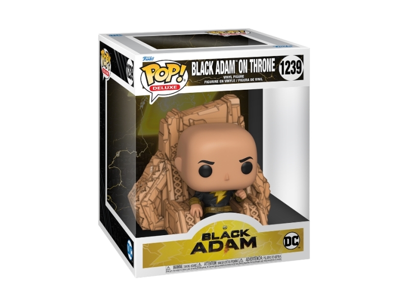 Funko! Pop Deluxe Ba Black Adam Auf Dem Thron