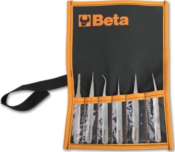 Beta Tools Pęset Kwasoodporn.Niemagnet. 6Szt 999/B6 Beta Utensili S.P.A.