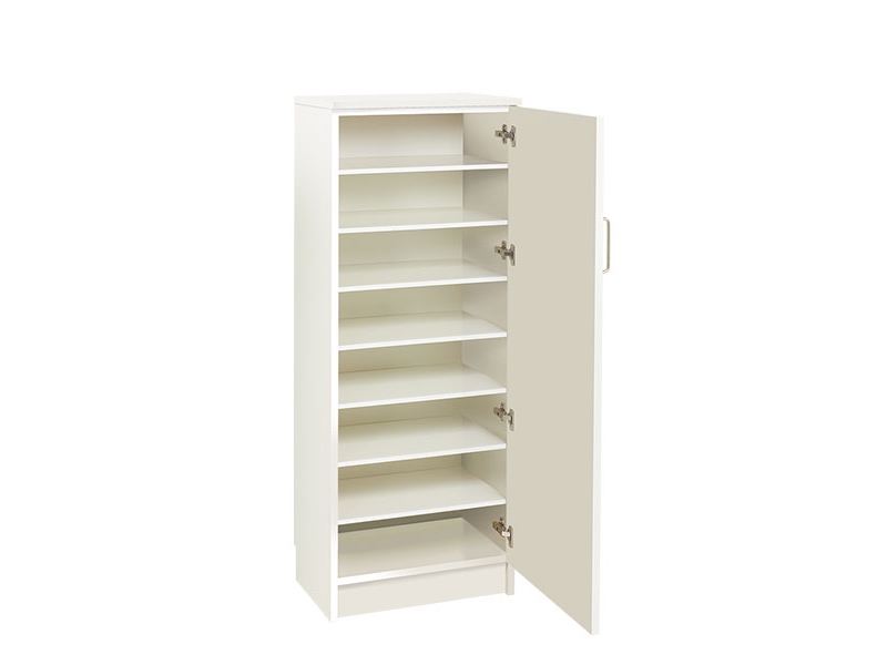 Sova Kissen- Und Teppichschrank In Weißem Laminat