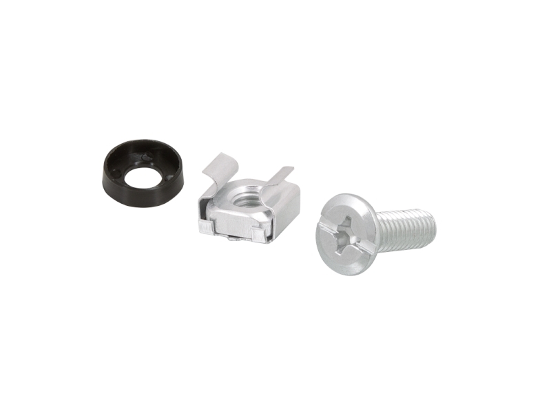 Logilink 19 Mounting Kit, M5*16 Screw, Cage Nut, Washer, 50 Pcs, Zinc-Plated