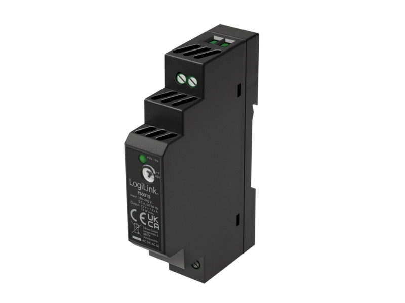Logilink Din Rail Power Supply 15 W / 12 V