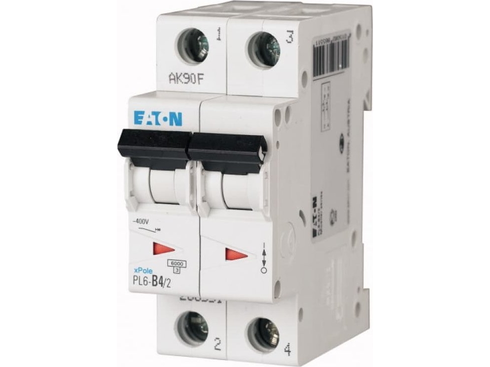 Eaton Pl6-C4/2 Überstromschutz-Schalter 6Ka (Wyl.Nadpradowy) (Pl6-C4/2)