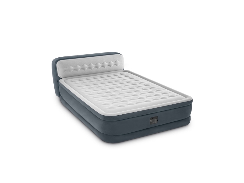 Intex DuraBeam Ultra Plush Headboard, Dubbelmadrass, Rektangel, Inomhus & utomhus, Inbyggd luftpump | Utomhus - Camping - Luftmadrass | GameStuff