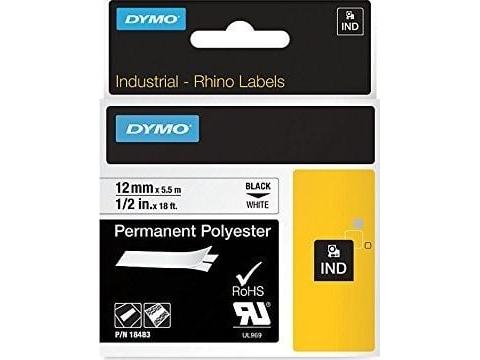 Newell Taśma Dymo biała 12mm S0718210