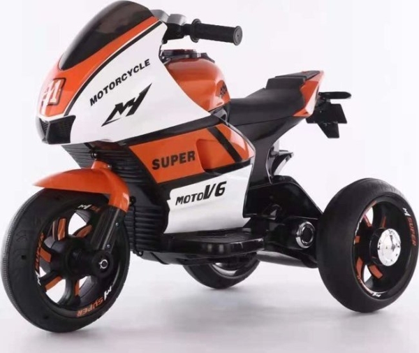 Lean Cars Elektrinis motociklas vaikams Moto V6 HT-5188, oranžinis