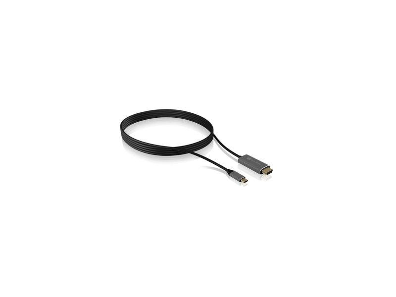 Icy Box Ib-Cb020-C Hdmi Cable 1.8 M Hdmi Type A (Standard) Black, Silver