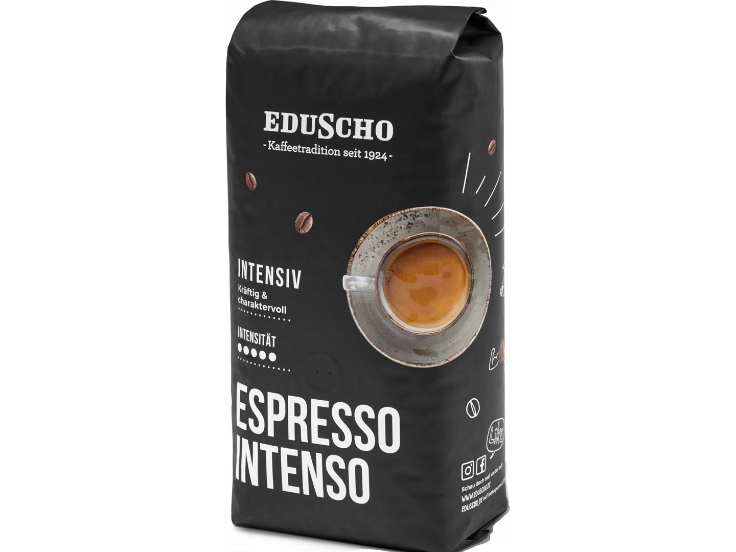 Kawa Ziarnista Eduscho Espresso Intenso 1 Kg