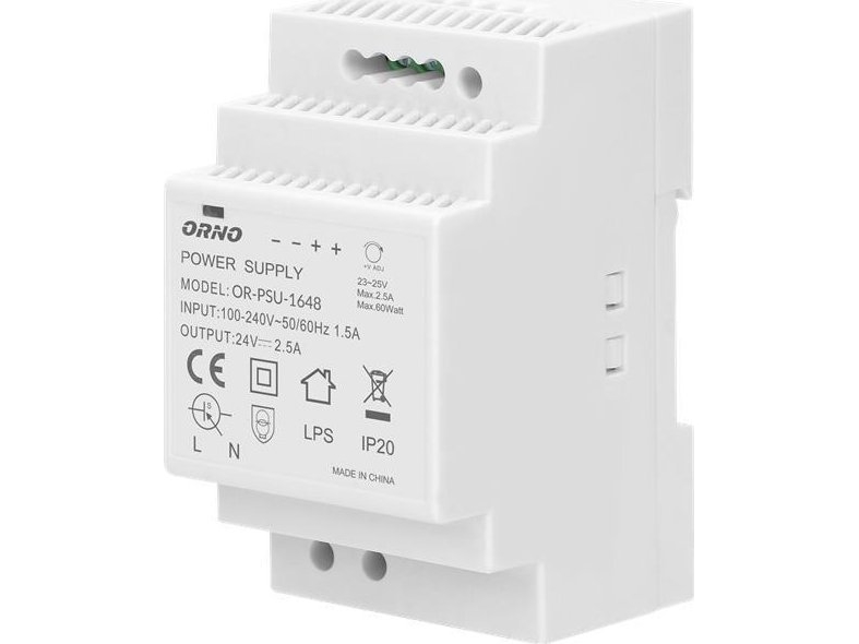 Orno Hutschienen-Netzteil 24Vdc 2,5A 60W Or-Psu-1648