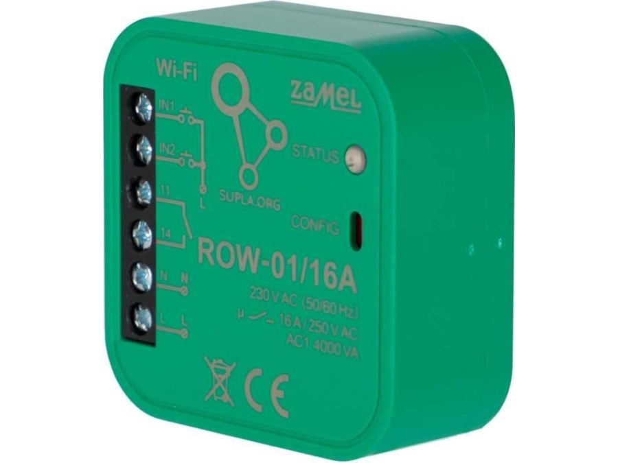 Zamel Supla - 1-kanals indbygnings-Wi-Fi-modtager ROW-01/16A