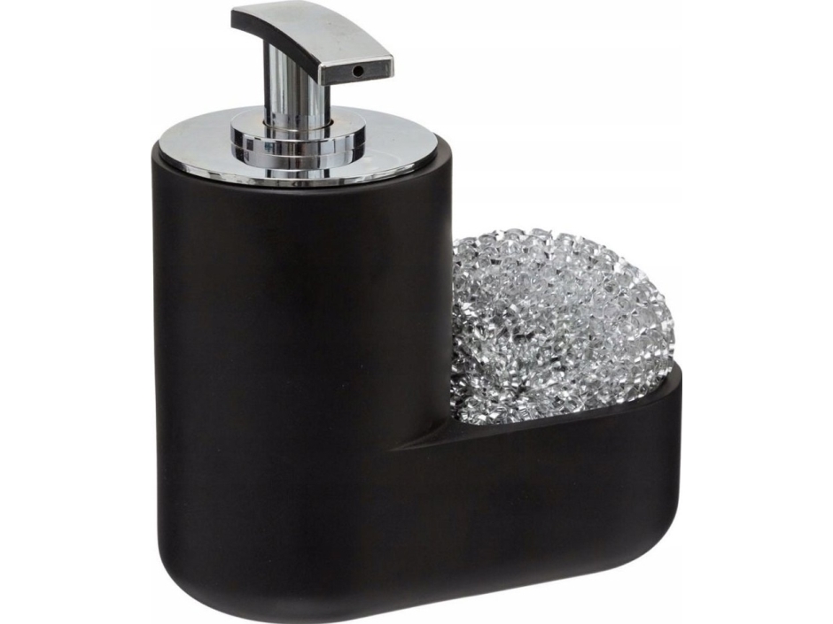 5five saippua-annostelija nesteannostelija + lankaharja, musta